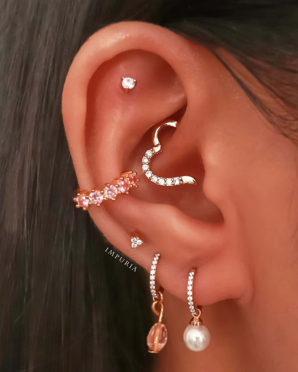 Tipos de piercing na orelha - Quais são e onde usá-los