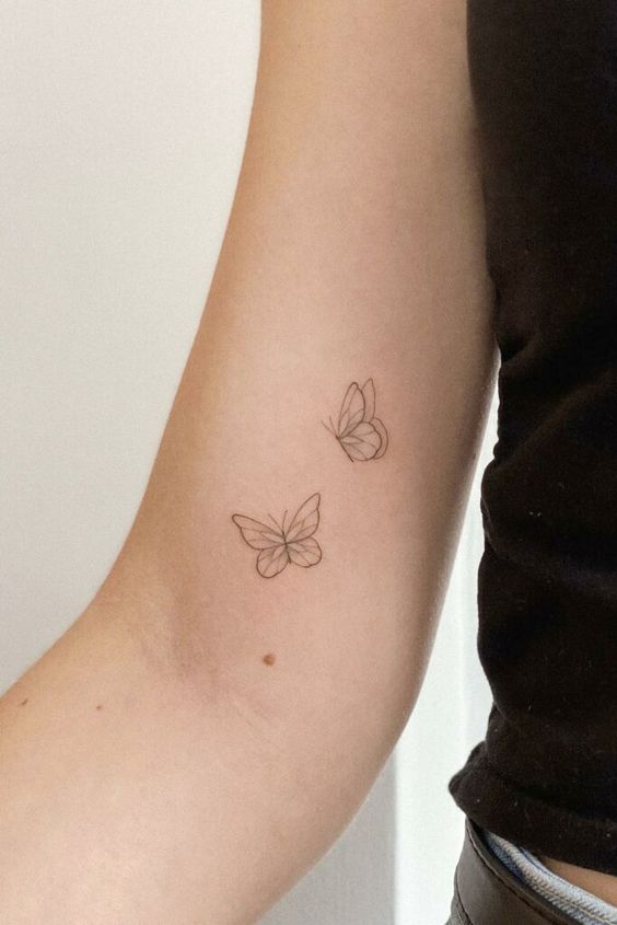 As melhores tatuagens femininas de borboletas